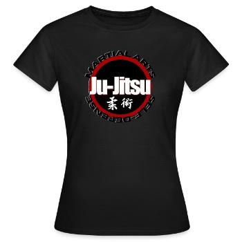 Ju Jitsu Ju Jutsu Arts Martiaux - T-shirt Femme - noir - Devant - AI Model Female 172 dark (172cm)