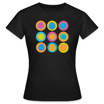 dotdotdot - Frauen T-Shirt - Schwarz - Vorne - AI Model Female 172 dark (172cm)