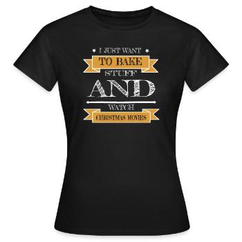 Musculation Confiseur Chef Boulanger Travail - T-shirt Femme - noir - Devant - AI Model Female 172 dark (172cm)