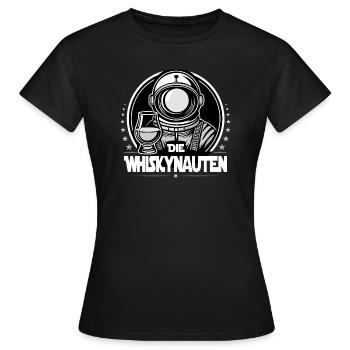 Logo Whiskynaut 2025 (Ordre de nuit) - T-shirt Femme - noir - Devant - AI Model Female 172 dark (172cm)
