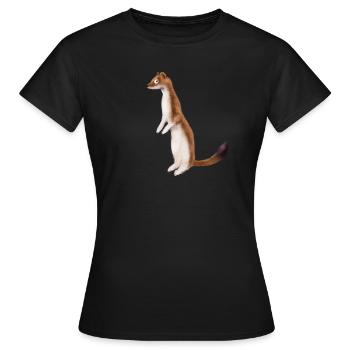 ERMINE - Women's T-Shirt - black - Front - AI Model Female 172 dark (172cm)