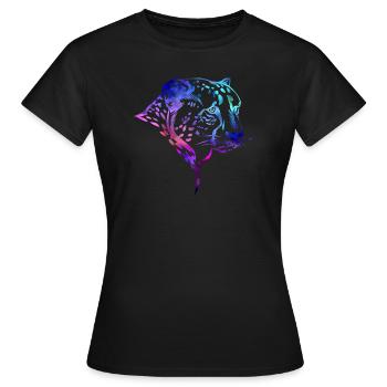 Leopard - Women's T-Shirt - black - Front - AI Model Female 172 dark (172cm)