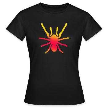 Araignée, arachnide - T-shirt Femme - noir - Devant - AI Model Female 172 dark (172cm)