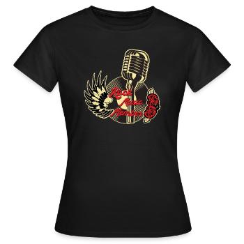 Rock Music Member Design,Rock Kleidung,Rock Musik - Frauen T-Shirt - Schwarz - Vorne - AI Model Female 172 dark (172cm)