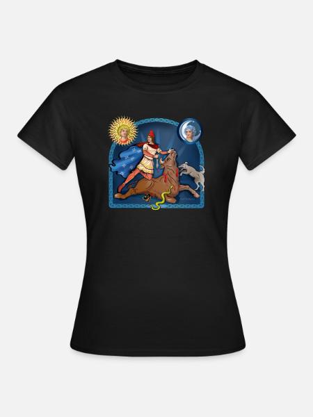 Mithras Mysterium - Frauen T-Shirt - Schwarz