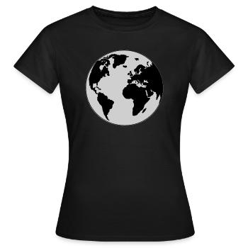 Normandie 1 - Frauen T-Shirt - Schwarz - Vorne - AI Model Female 172 dark (172cm)