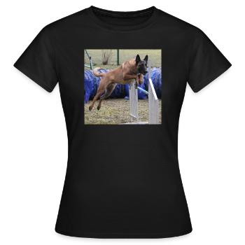 Mateo Agility - Frauen T-Shirt - Schwarz - Vorne - AI Model Female 172 dark (172cm)