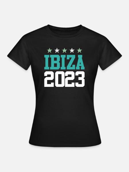 Ibiza 2023 - Frauen T-Shirt - Schwarz