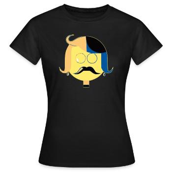 Mister Jeko - T-shirt Femme - noir - Devant - AI Model Female 172 dark (172cm)