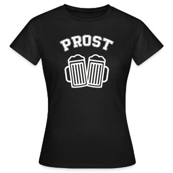 Beer Cheers - Women's T-Shirt - black - Front - AI Model Female 172 dark (172cm)