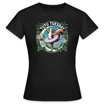Tutu Mardi - T-shirt Femme - noir - Devant - AI Model Female 172 dark (172cm)