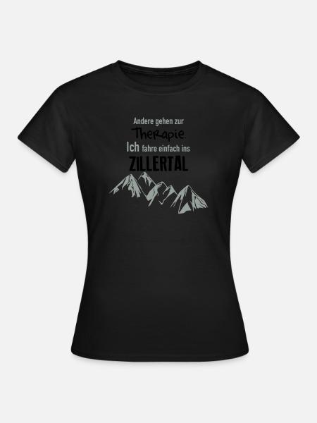 Therapie - Frauen T-Shirt - Schwarz