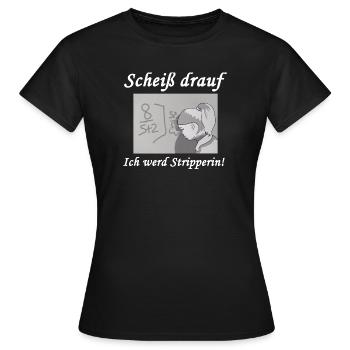 Fuck it - Je vais Décapant! - T-shirt Femme - noir - Devant - AI Model Female 172 dark (172cm)