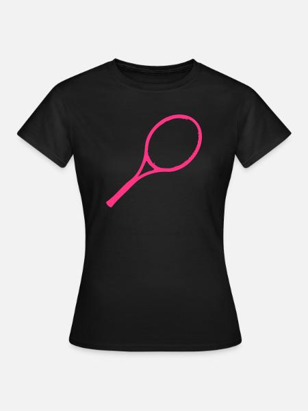 raquette_1 - Frauen T-Shirt - Schwarz
