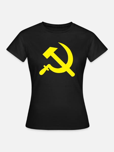 hammer und sichel - Frauen T-Shirt - Schwarz