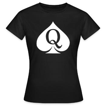 Queen of Spades - Frauen T-Shirt - Schwarz - Vorne - AI Model Female 172 dark (172cm)