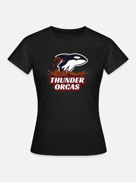Thunder Orcas 2022 - Frauen T-Shirt - Schwarz