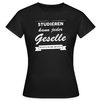 Geselle 2023 Geselle Geselle bestanden Geschenk - Frauen T-Shirt - Schwarz - Vorne - AI Model Female 172 dark (172cm)