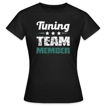Équipe de tuning - T-shirt Femme - noir - Devant - AI Model Female 172 dark (172cm)