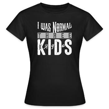 momie - T-shirt Femme - noir - Devant - AI Model Female 172 dark (172cm)
