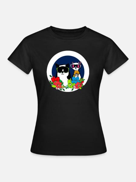 Cats Best Friends - Women's T-Shirt - black