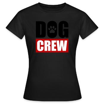 Équipage canin - T-shirt Femme - noir - Devant - AI Model Female 172 dark (172cm)
