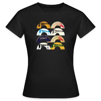 Studio One Reggae T-Shirt - Women's T-Shirt - black - Front - AI Model Female 172 dark (172cm)
