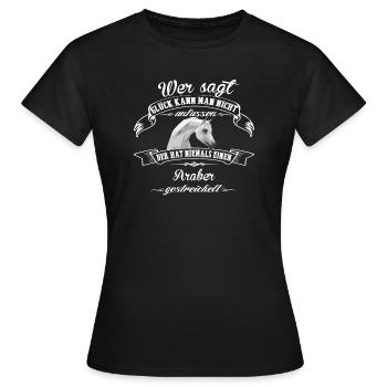 ARABER Glück - Frauen T-Shirt - Schwarz - Vorne - AI Model Female 172 dark (172cm)