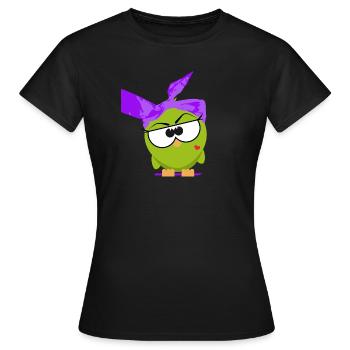 Mrs. Birdie - Women's T-Shirt - black - Front - AI Model Female 172 dark (172cm)