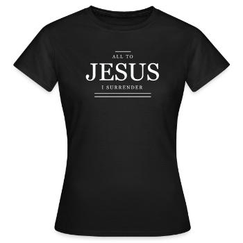Jesus - Jesus - Jesus - Frauen T-Shirt - Schwarz - Vorne - AI Model Female 172 dark (172cm)