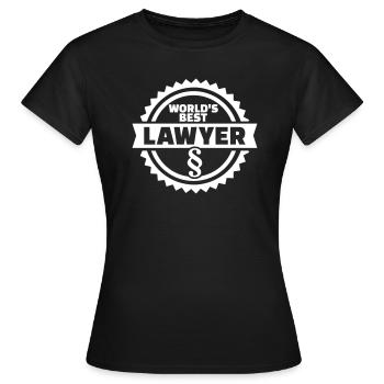 Anwalt - Frauen T-Shirt - Schwarz - Vorne - AI Model Female 172 dark (172cm)