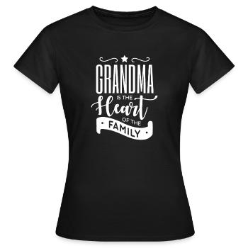 Grandma, Grandma, Grandma - Women's T-Shirt - black - Front - AI Model Female 172 dark (172cm)
