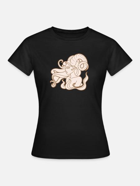 Widder - Frauen T-Shirt - Schwarz