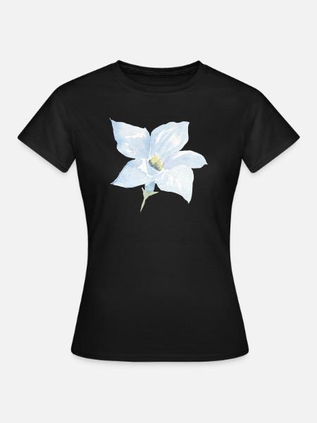 Fleur - T-shirt Femme - noir