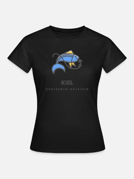 Kiel Schleswig Holstein - Frauen T-Shirt - Schwarz