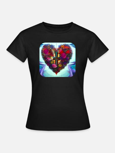 Mother Heart - Women's T-Shirt - black