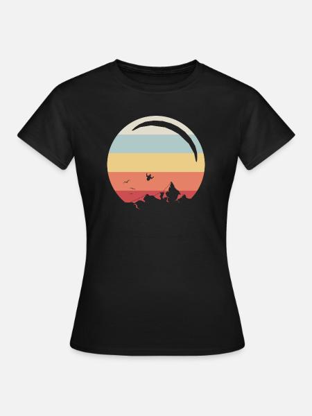 Paragleiten - Frauen T-Shirt - Schwarz