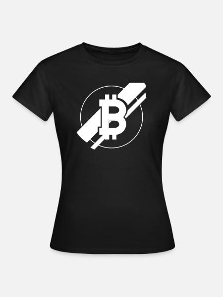 Bitcoin Trading Crypto Aktien - Frauen T-Shirt - Schwarz