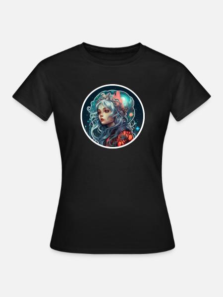 Sci Fi Fantasy Mädchen - Frauen T-Shirt - Schwarz