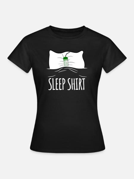 Feuerwerk Langschläfer - Frauen T-Shirt - Schwarz