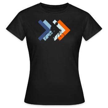 roue - T-shirt Femme - noir - Devant - AI Model Female 172 dark (172cm)