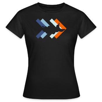Obst - Frauen T-Shirt - Schwarz - Vorne - AI Model Female 172 dark (172cm)