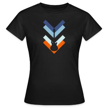 basse - T-shirt Femme - noir - Devant - AI Model Female 172 dark (172cm)