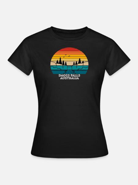 Daggs Falls Australia - Frauen T-Shirt - Schwarz