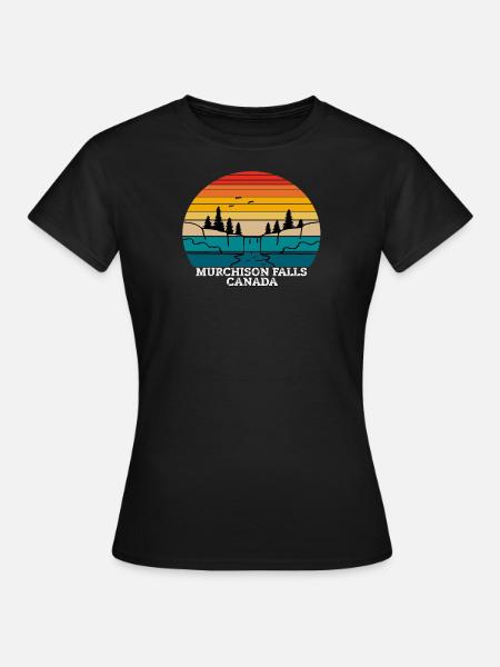 Murchison Falls Canada - T-shirt Femme - noir