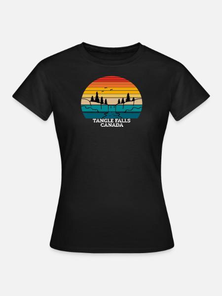 Tangle Falls Canada - Frauen T-Shirt - Schwarz