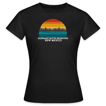 Elephant Butte Reservoir New Mexico - Frauen T-Shirt - Schwarz - Vorne - AI Model Female 172 dark (172cm)