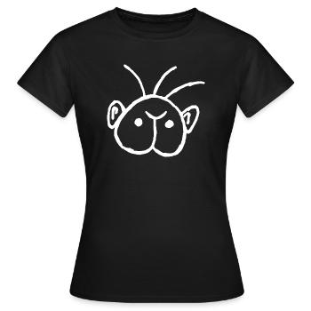 Ass with ears - Women's T-Shirt - black - Front - AI Model Female 172 dark (172cm)