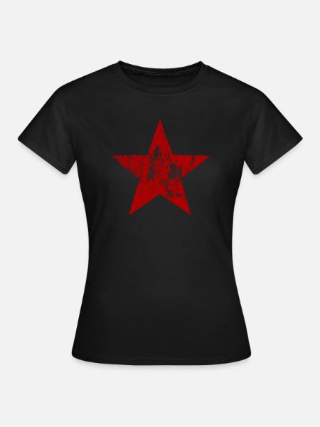 Stern - Frauen T-Shirt - Schwarz