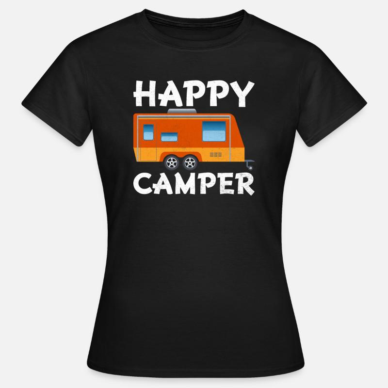 Happy Camper - Women's T-Shirt - black